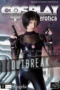 CosplayErotica - Angela in Outbreak nude cosplay