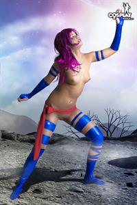 CosplayErotica - Psylocke (X-Men 3: The Last Stand) nude cosplay