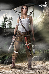 CosplayErotica - Lara Croft nude cosplay