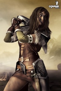 CosplayErotica - Skyrim Aela Huntress nude cosplay