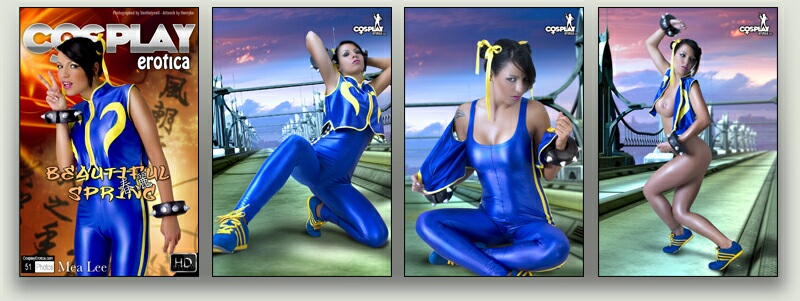  chun li, street fighter, mea lee, tracksuit, cosplay - free gallery - Join CosplayErotica.com