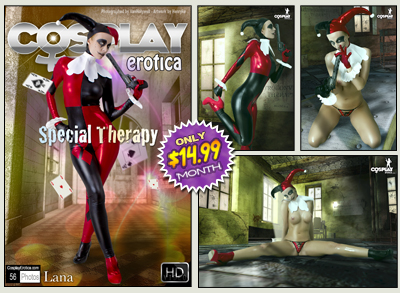 harley quinn batman joker lana comic adult sexy cosplay parody image picture