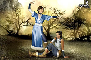 Korra and Katara